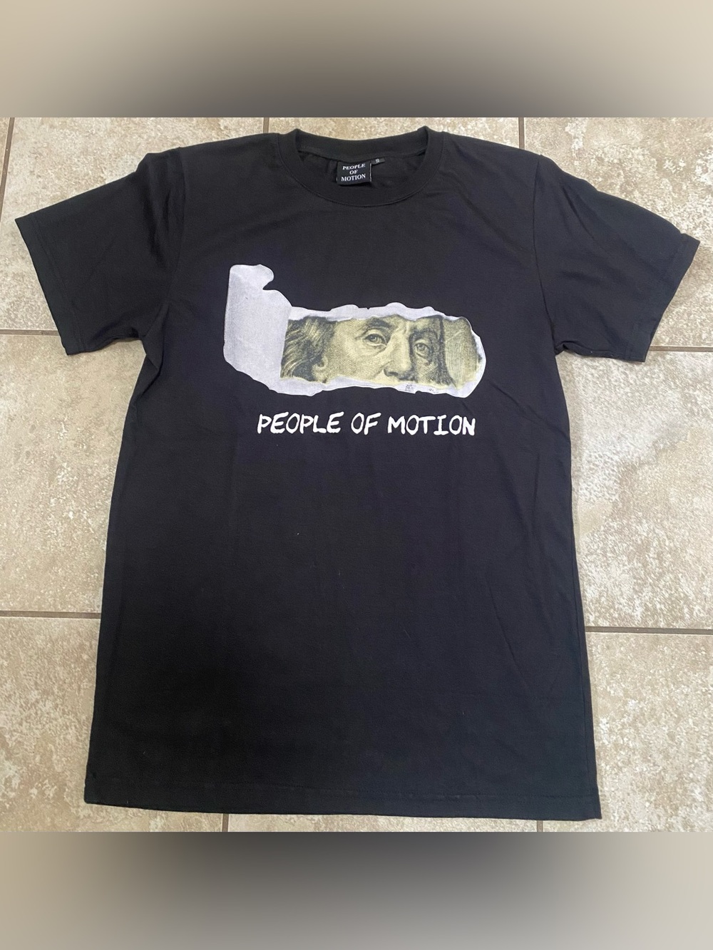 People of Motion Benjamin Franklin Graphic T-Shirt - Size S